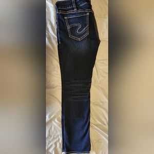 Womens Silver Jeans Suki Straight size 33x32